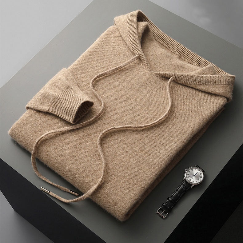 LAYLA - Casual gebreide hoodie met verstelbare trekkoorden