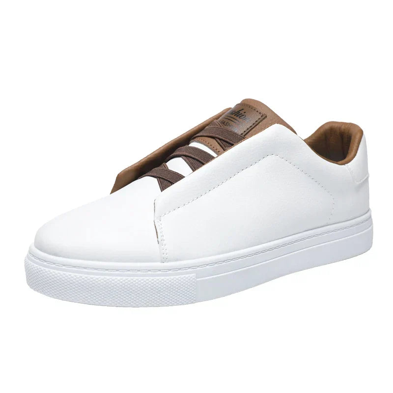 Lage herensneaker met clean design en contrasterende voering – DREXTON LINE - Glamorix