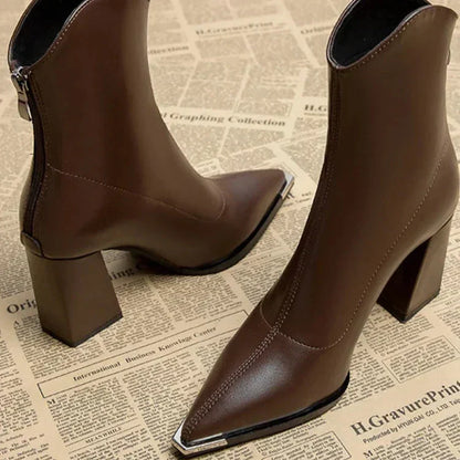 Trendy Chelsea Boots met Chroomdetail voor Dames – VÉRANZA