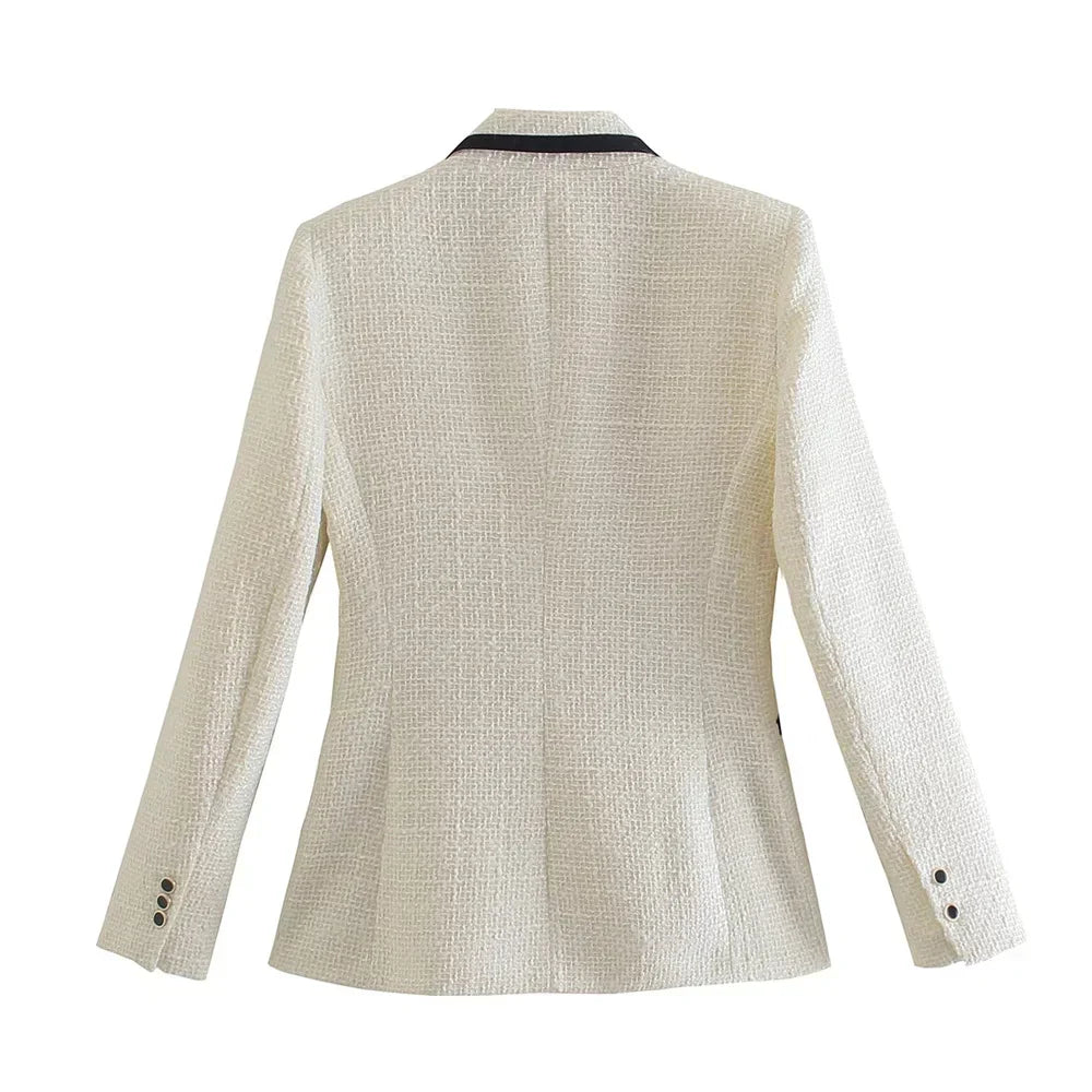 CAMILLE - Chique damesblazer met dubbele rij knopen
