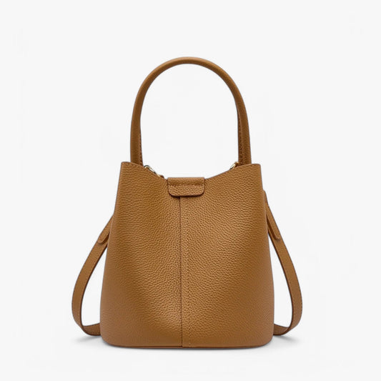 Compacte leren schoudertas voor elke gelegenheid – Levita Luxe - Glamorix