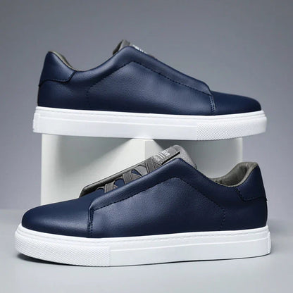 Lage herensneaker met clean design en contrasterende voering – DREXTON LINE - Glamorix
