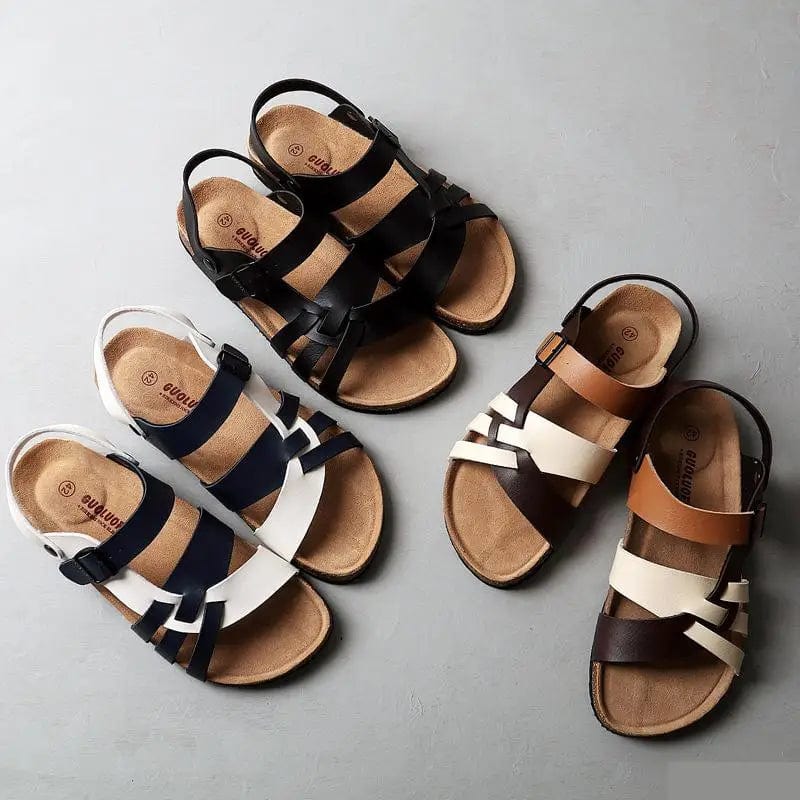 Luxe Orthopedische Heren Sandalen van Echt Leer – MARVÉLON