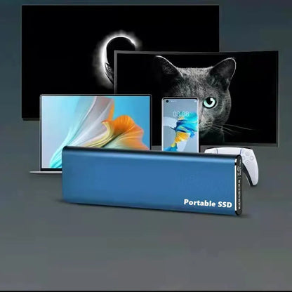 4TB ultra-dunne externe harde schijf met USB-C – SLIMDRIVE 4X - Glamorix