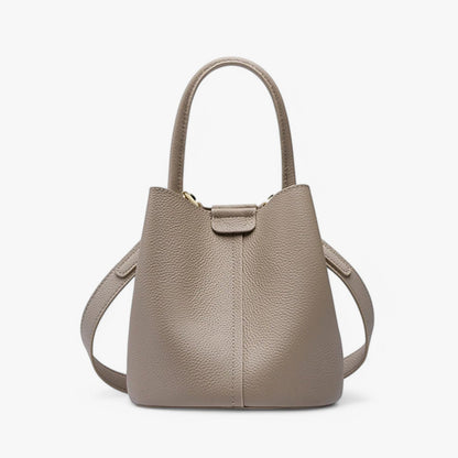 Compacte leren schoudertas voor elke gelegenheid – Levita Luxe - Glamorix