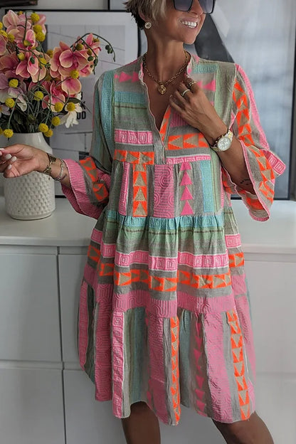 YARA – Bohemian tuniekjurk met verfijnde etnische details