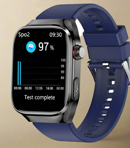 Gezondheids-smartwatch met ECG, bloedsuiker en AMOLED display – VITARIS ONE - Glamorix