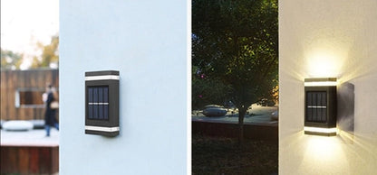 Solar buitenwandlamp voor sfeervolle tuinverlichting – SOLVIA RAY - Glamorix