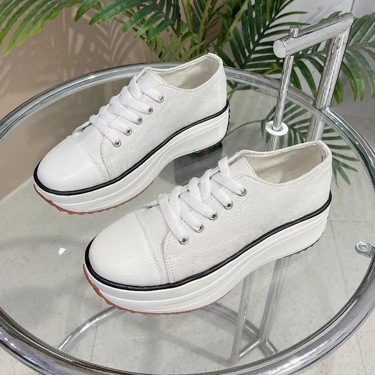 LUNA - Dames hoge plateausneakers voor een trendy uitstraling