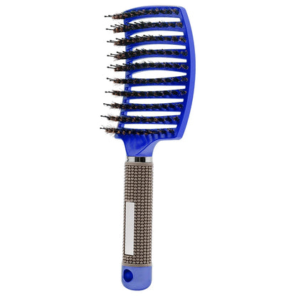 Styling- en massageborstel met nylon haren – CURLCARE SMOOTH - Glamorix