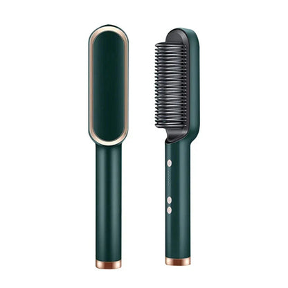 2-in-1 stijl- en krulborstel voor moeiteloos glad of golvend haar – HAIRVIA StyleFlex - Glamorix