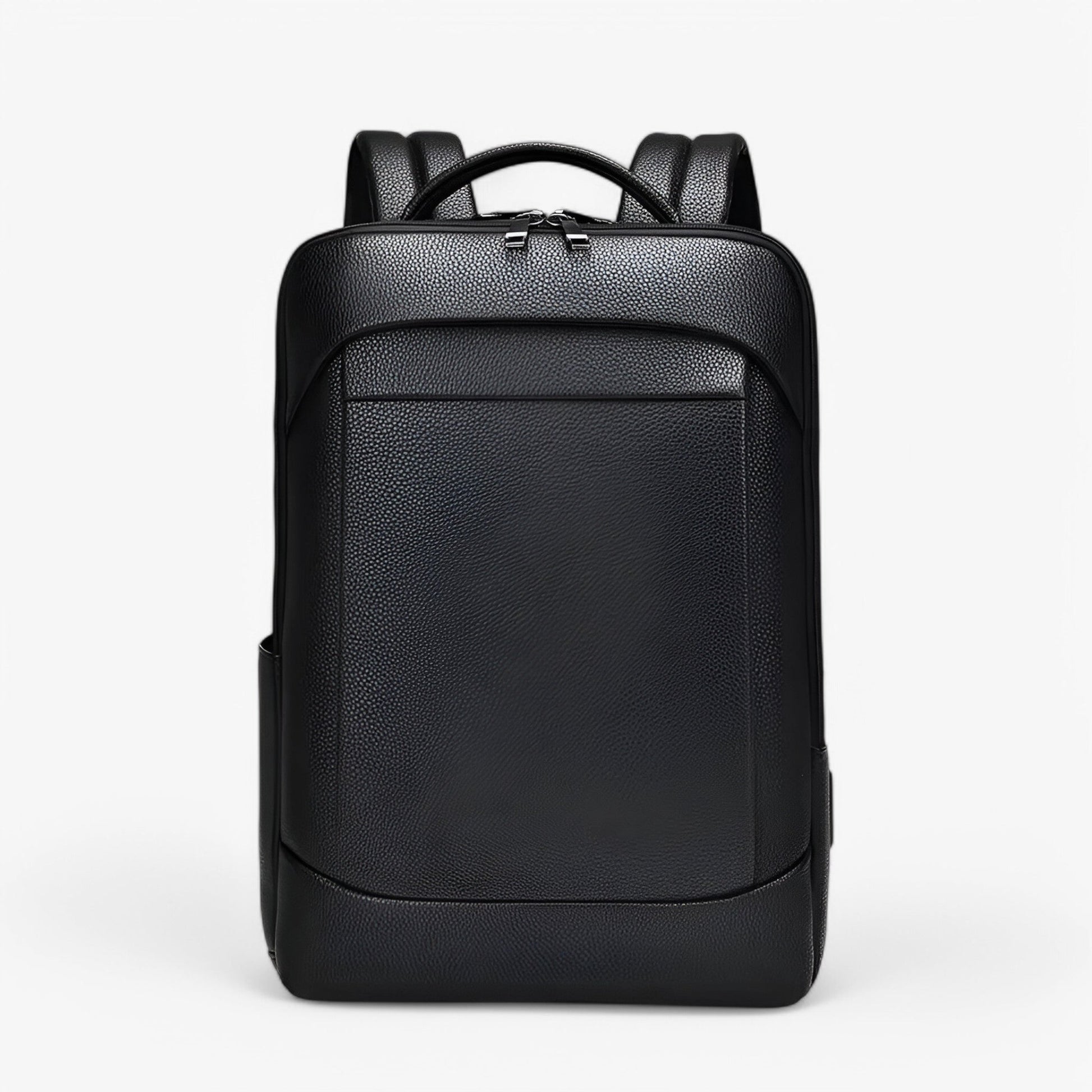 Luxe leren laptoprugzak met USB-poort – Montova Core - Glamorix