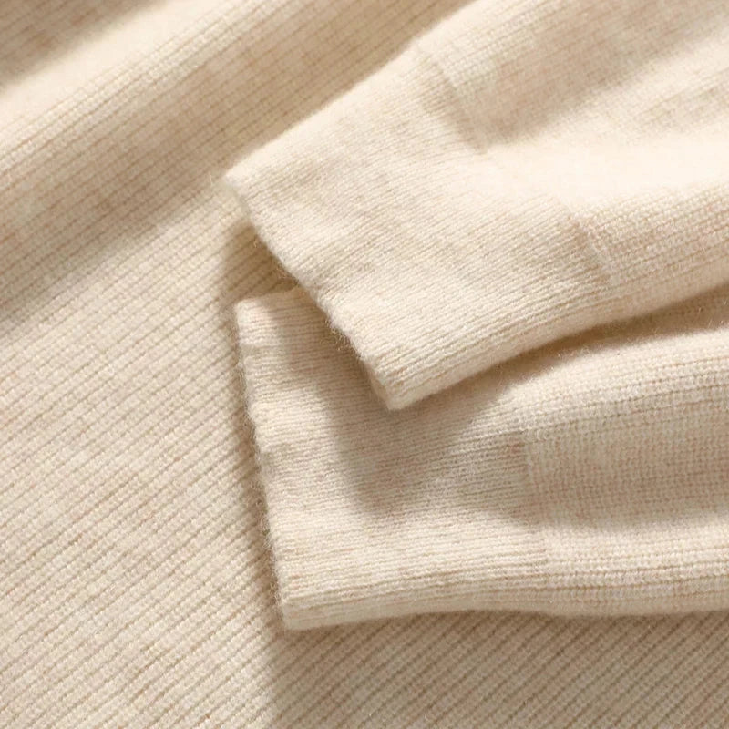 Fiona hoodie voor dames in zacht wolmateriaal met gebreide details en heerlijke warmte – NOVAWEAR - Glamorix