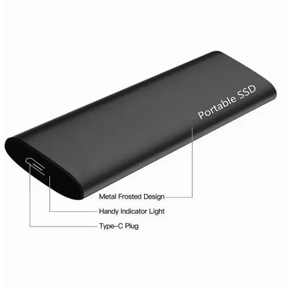Ultradunne externe harde schijf 4TB met snelle USB-C aansluiting – DATARIX SlimDrive - Glamorix