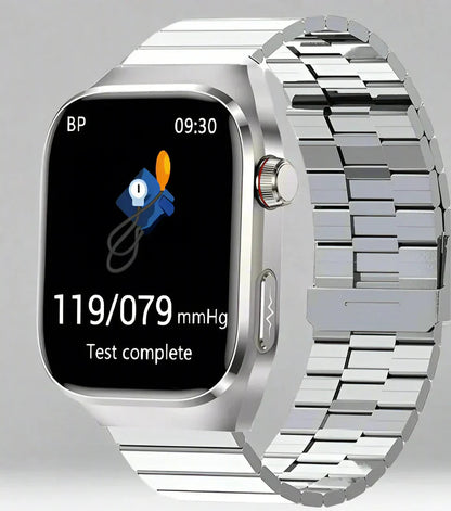 Gezondheids-smartwatch met ECG, bloedsuiker en AMOLED display – VITARIS ONE - Glamorix