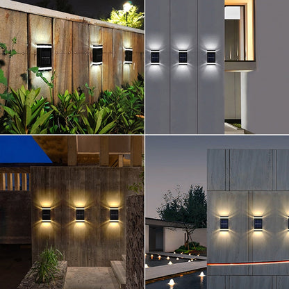 Solar buitenwandlamp voor sfeervolle tuinverlichting – SOLVIA RAY - Glamorix