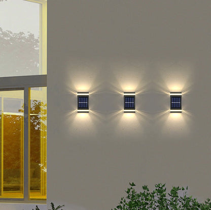 Solar buitenwandlamp voor sfeervolle tuinverlichting – SOLVIA RAY - Glamorix