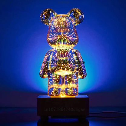 StarBear - Magische 3D Vuurwerk Projectie Sfeerlamp