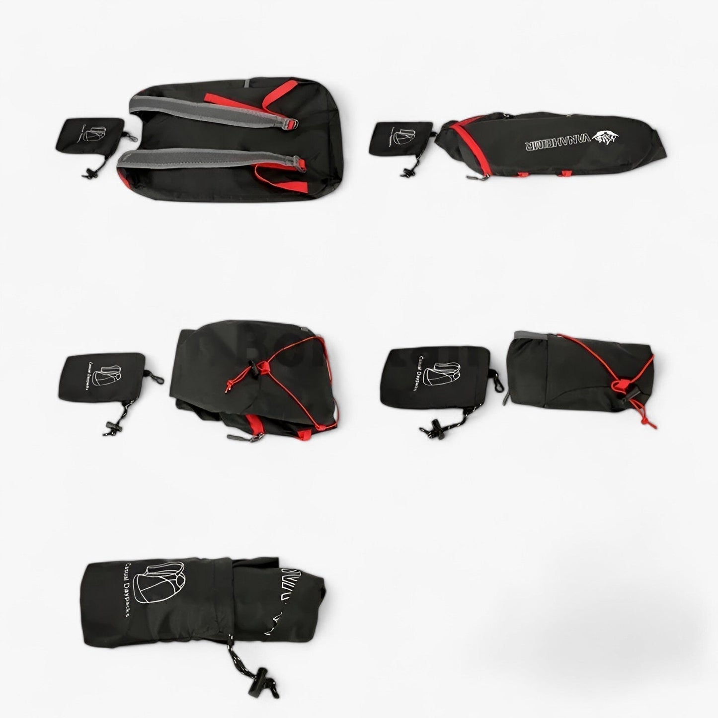 Opvouwbare lichtgewicht rugzak voor reizen en sport – Vistora FlexPack - Glamorix