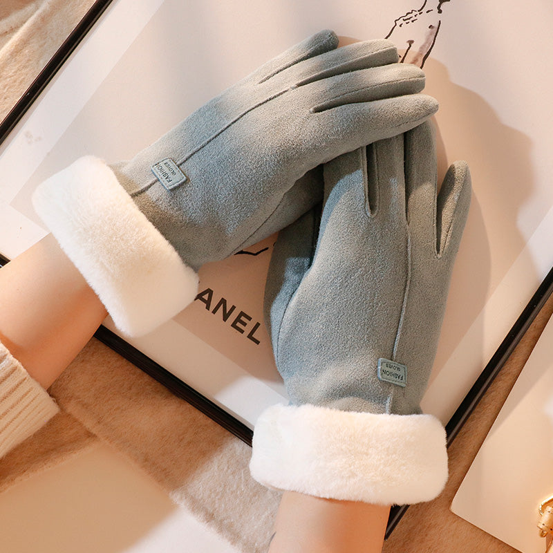 LILAC – Guantes de invierno cómodos y compatibles con pantalla táctil para mujer - Glamorix