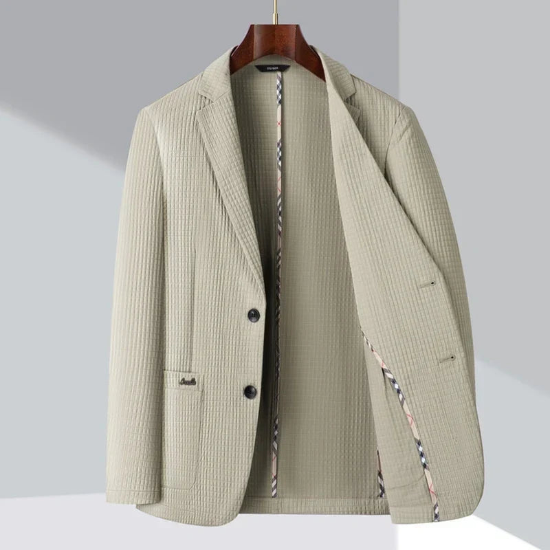 Liam - Moderne herenblazer met structuur voor een verfijnde look