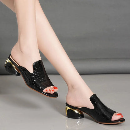 LioraStep – Luxe leren sandalen met elegant design en natuurlijk loopcomfort
