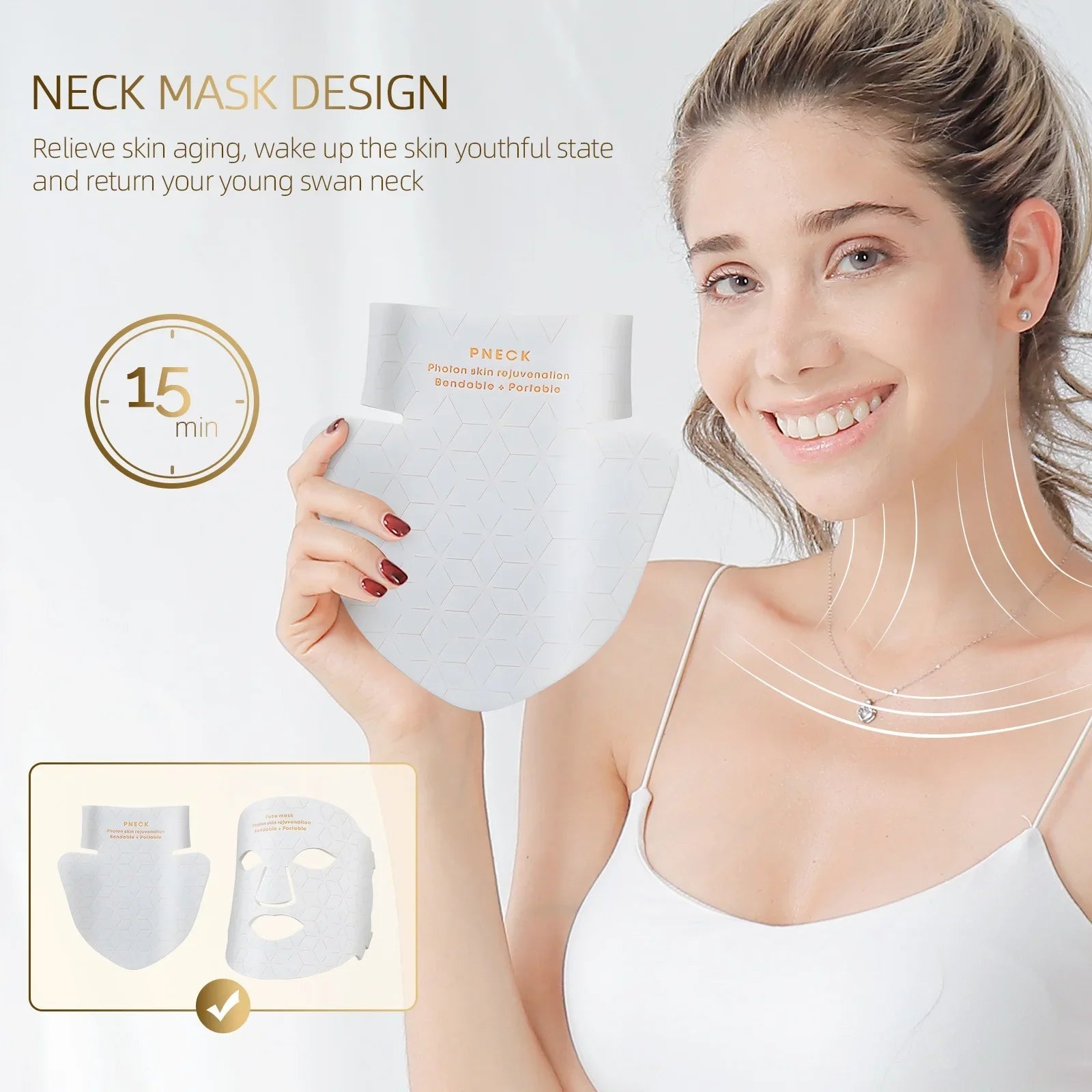 LED gezichtsmasker tegen acne en huidveroudering – LUMISKIN AGELESS - Glamorix