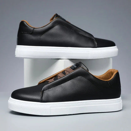 Lage herensneaker met clean design en contrasterende voering – DREXTON LINE - Glamorix