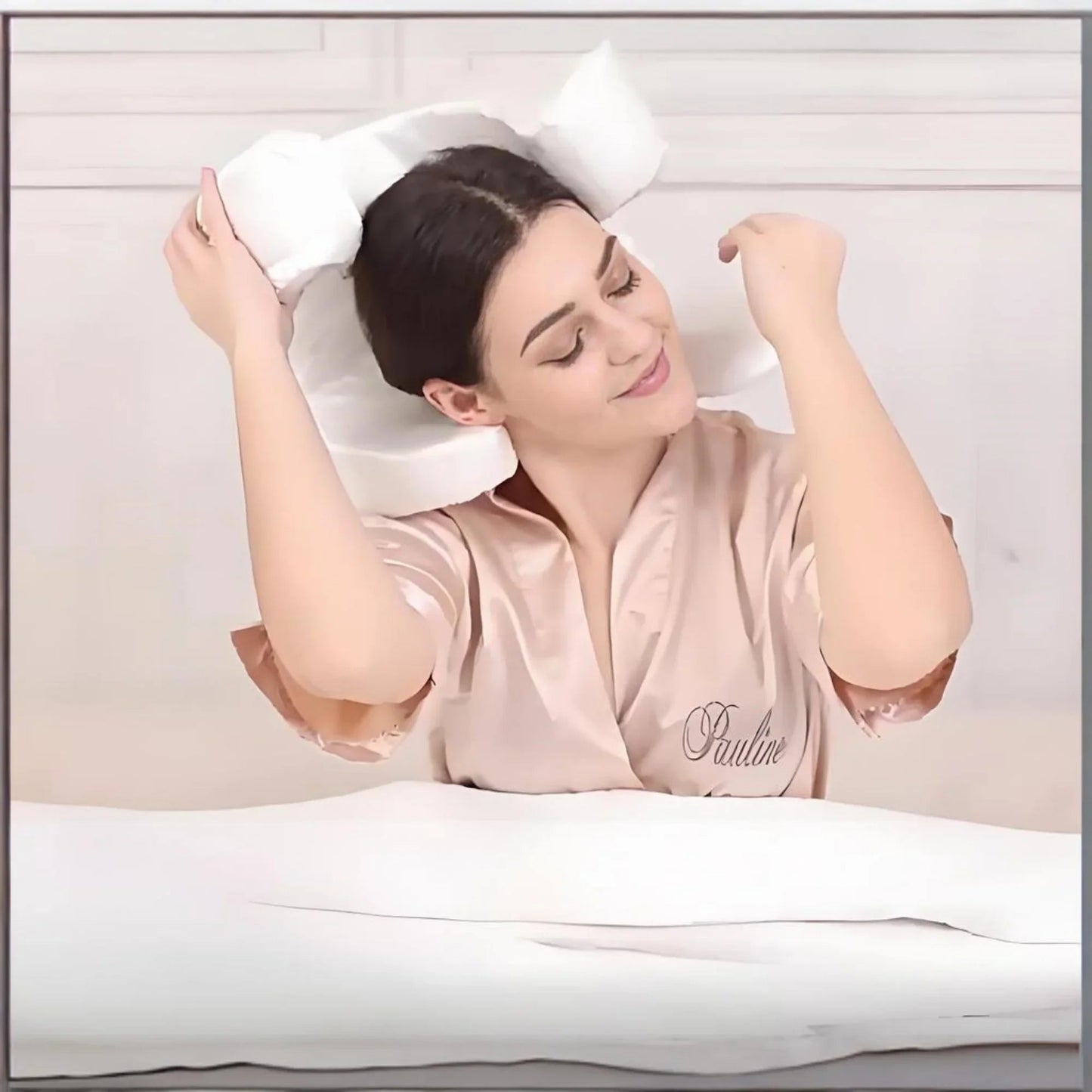 Memory foam kussen voor ultiem comfort en rimpelpreventie – DREAMESSENCE CLOUD - Glamorix