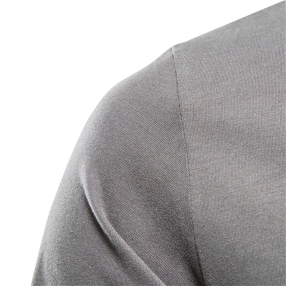 Comfortabel heren T-shirt met lange mouwen en ronde hals – ARDEN CORE - Glamorix