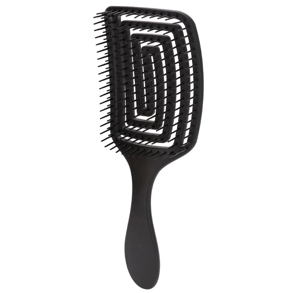 Styling- en massageborstel met nylon haren – CURLCARE SMOOTH - Glamorix