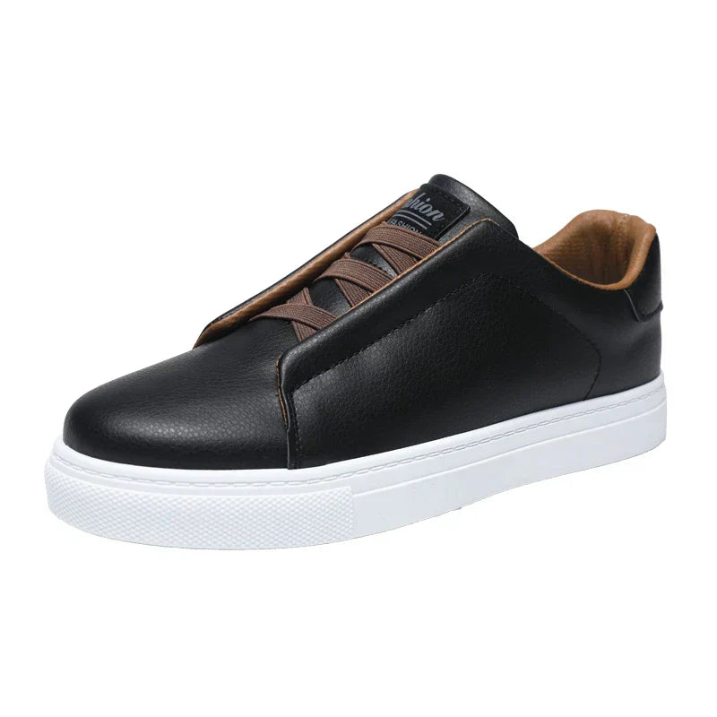 Lage herensneaker met clean design en contrasterende voering – DREXTON LINE - Glamorix