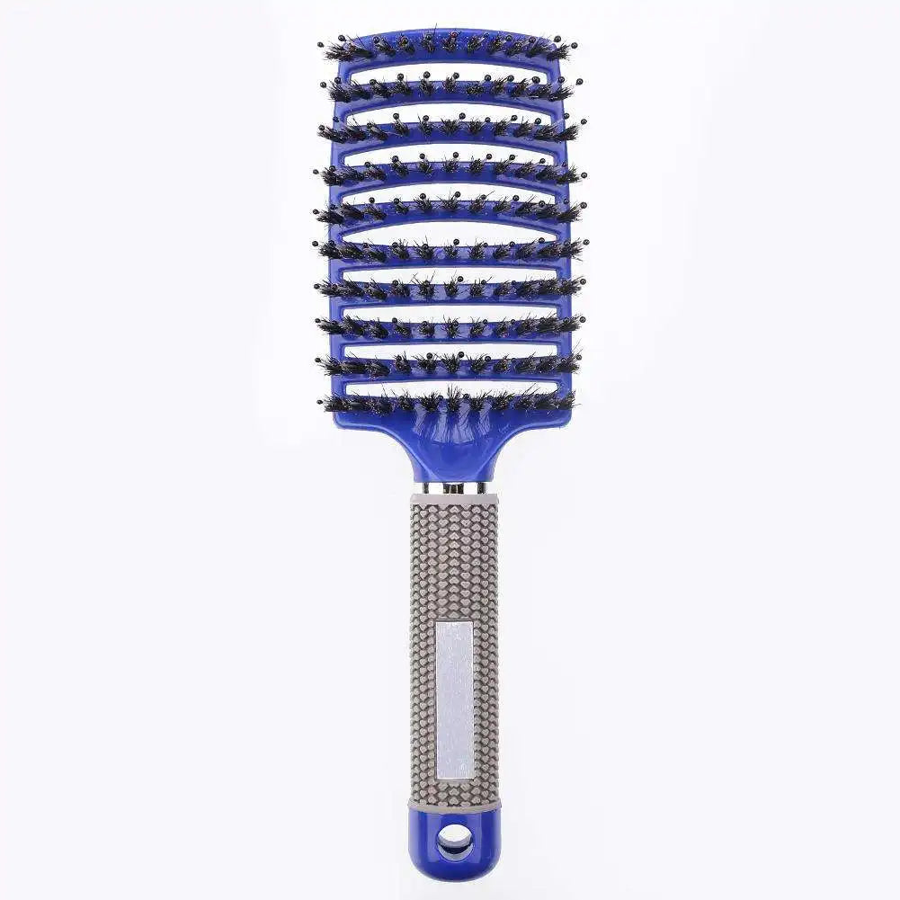 Styling- en massageborstel met nylon haren – CURLCARE SMOOTH - Glamorix