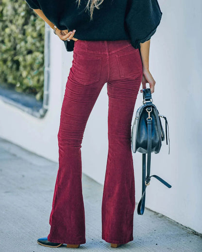 Lani - Flared broek voor dames - Glamorix