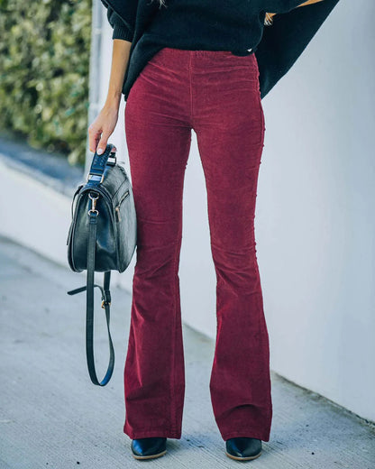 Lani - Flared broek voor dames - Glamorix
