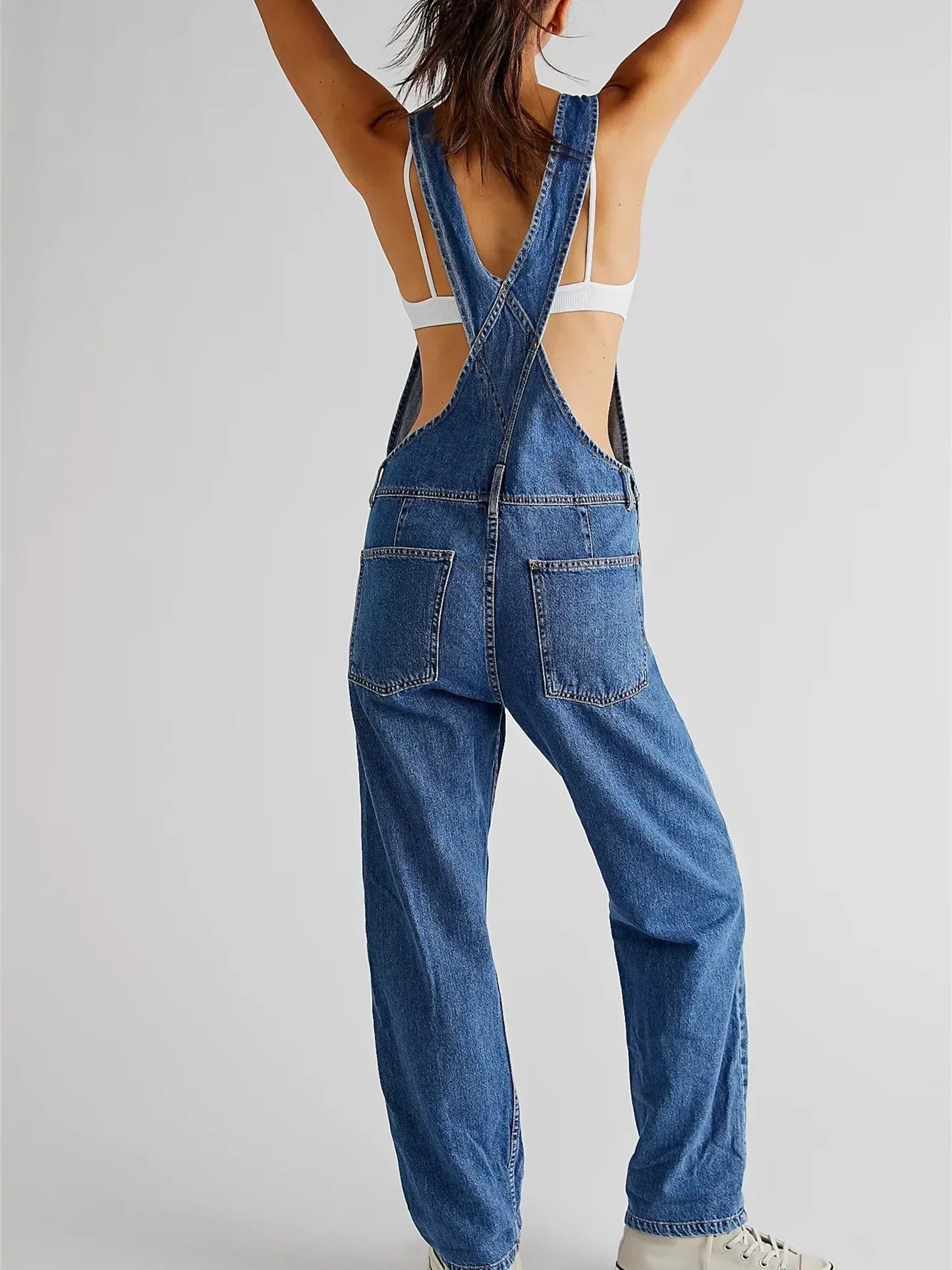 Relaxed dames tuinbroek met rechte pijpen – EasyFlow - Glamorix