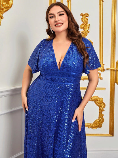 SOFIA - Luxe oversized maxi-avondjurk voor speciale gelegenheden