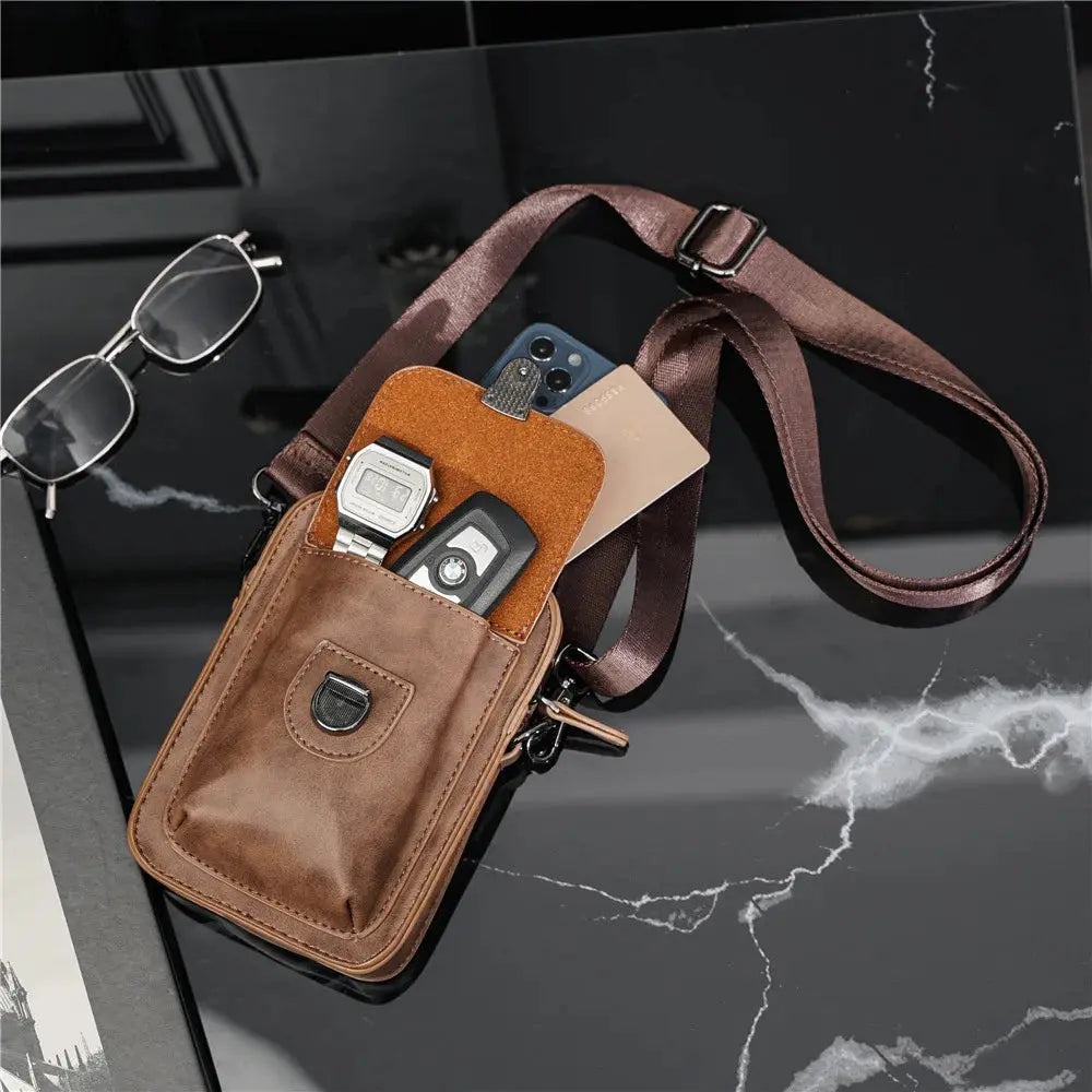 MARCEL – Vintage crossbody tas voor heren met karakter