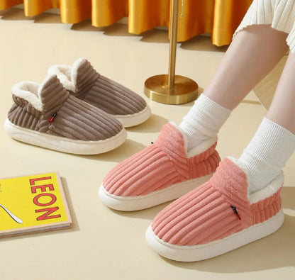 LUNA - Comfortabele geribbelde pantoffels voor dames
