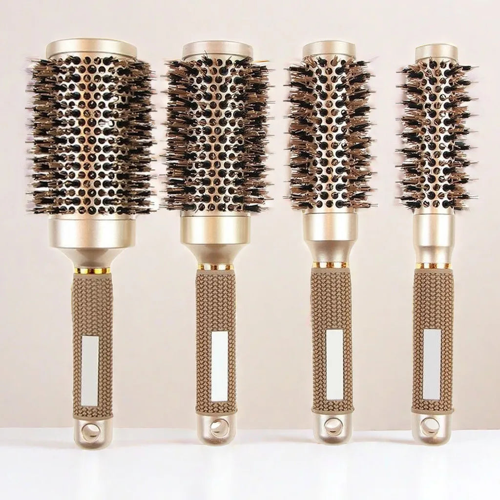 Professionele ionische ronde haarborstel set voor salonresultaat – AERIS PRO - Glamorix