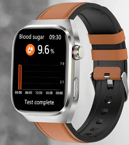 Gezondheids-smartwatch met ECG, bloedsuiker en AMOLED display – VITARIS ONE - Glamorix