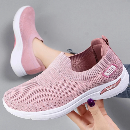 Orthopedische lichte damessneaker met elastisch comfort – FlexivaMove - Glamorix
