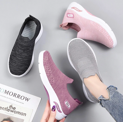 Orthopedische lichte damessneaker met elastisch comfort – FlexivaMove - Glamorix