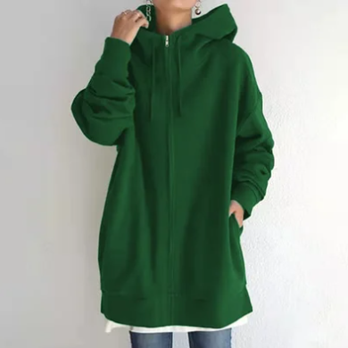 SIERRA - Dames hoodie met rits voor herfst en winter