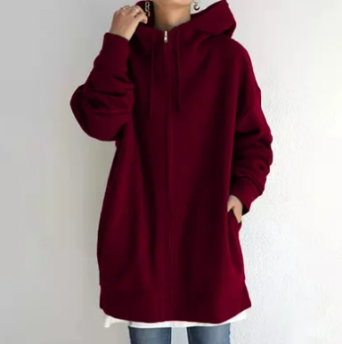 SIERRA - Dames hoodie met rits voor herfst en winter