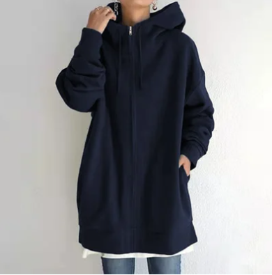SIERRA - Dames hoodie met rits voor herfst en winter