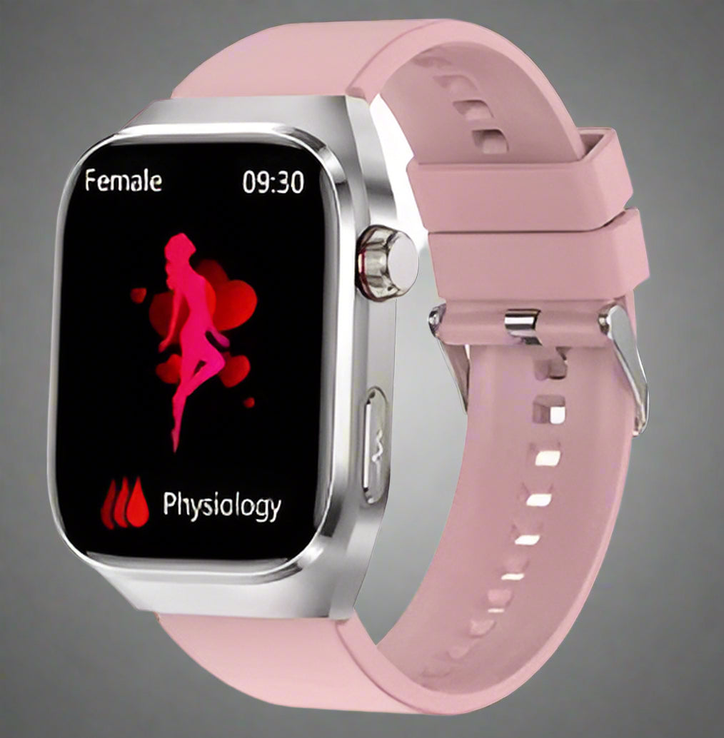 Gezondheids-smartwatch met ECG, bloedsuiker en AMOLED display – VITARIS ONE - Glamorix