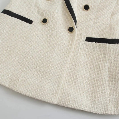 VIVIAN - Chique damesblazer met dubbele rij knopen
