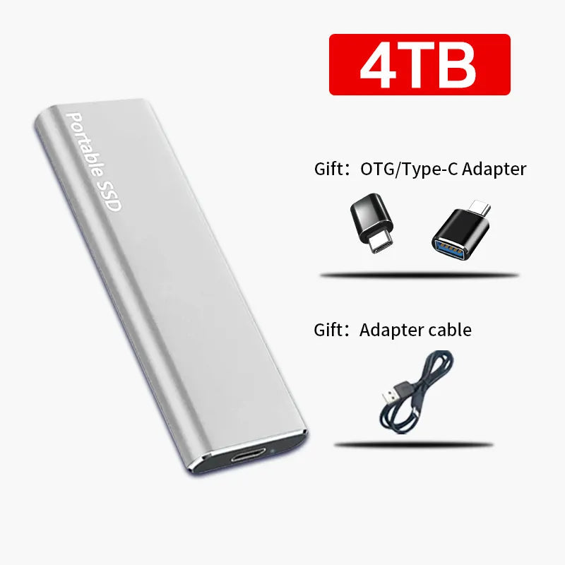 4TB externe harde schijf met USB-C en hoge overdrachtssnelheid – DATAVAULT 4X - Glamorix