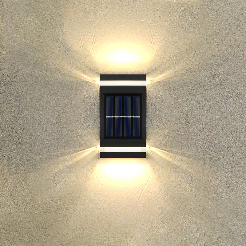Solar buitenwandlamp voor sfeervolle tuinverlichting – SOLVIA RAY - Glamorix